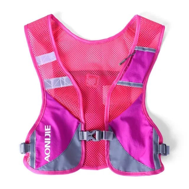 Pink Reflective Night Running Vest - Run Day Ready